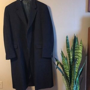 Navy Men’s Cashmere Coat